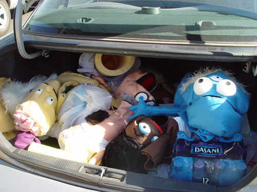 Trunk Full of Puppets