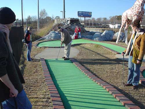 Reid's golfing