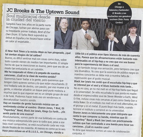 J.C. Brooks and the Uptown Sound in Spain