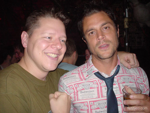 Shaun Himmerick and Johnny Knoxville