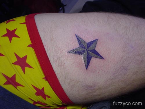 Fuzzy's tattoo