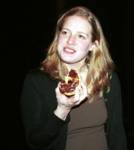 Sara chows down